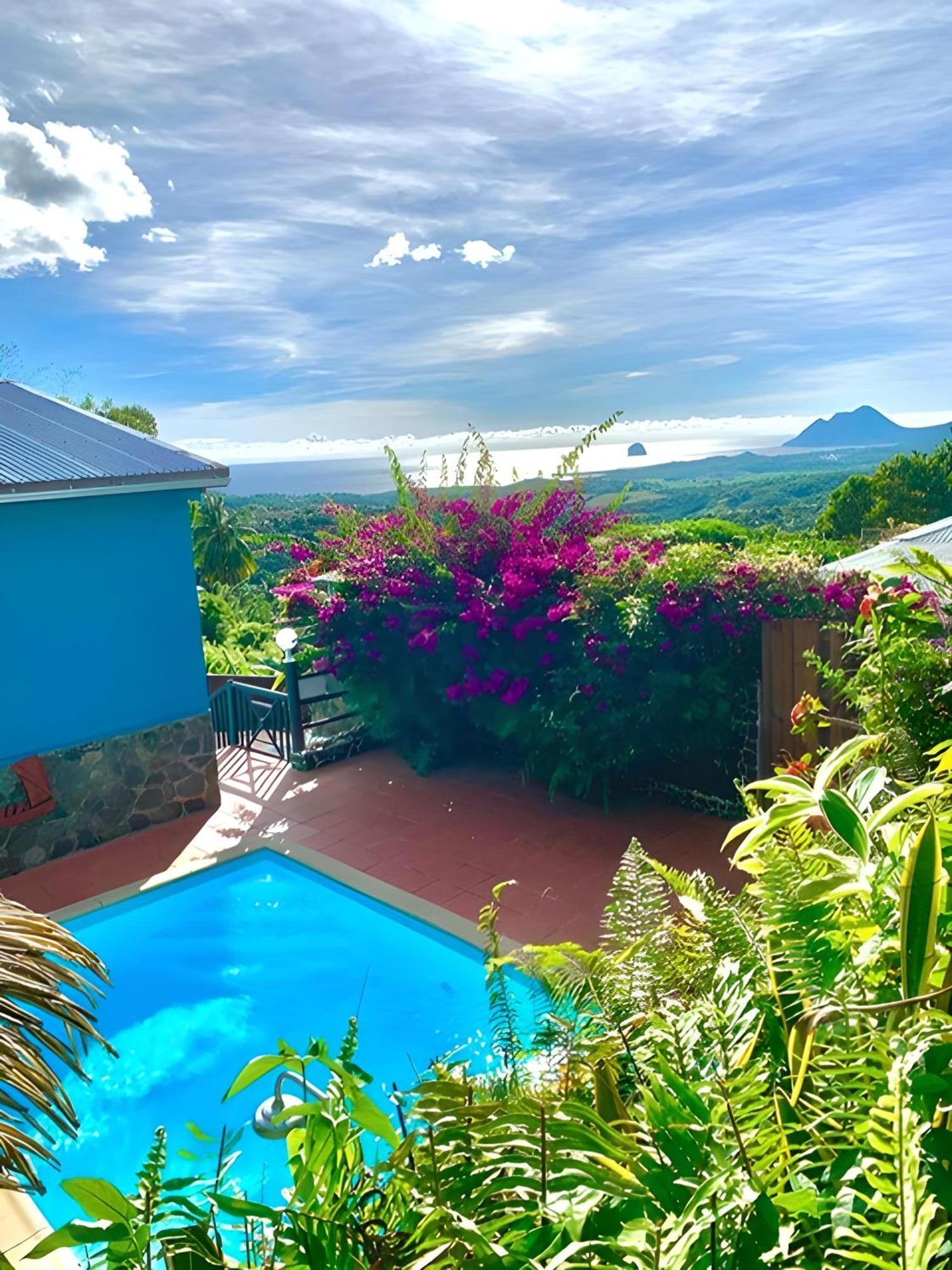 Les Villas Pameyaque 2 F2 Avec 1 Piscine Et 1 F3 Avec 1 Piscine, Superbe Vue Sur La Mer Riviere-Salee Dış mekan fotoğraf